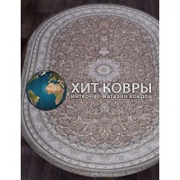 Иранский ковер Shahname 1200 254 Серый овал